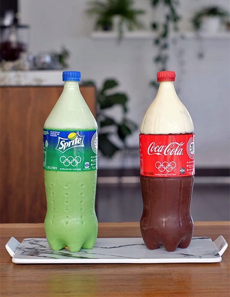 造型逼真的創(chuàng)意飲料蛋糕
