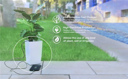 環(huán)保的創(chuàng)意盆栽充電器 環(huán)保的創(chuàng)意盆栽充電器