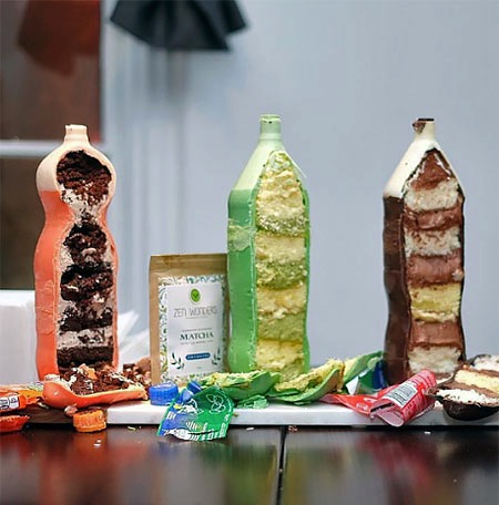 造型逼真的創(chuàng)意飲料蛋糕