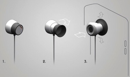 可吸附在手機(jī)屏上的創(chuàng)意耳機(jī)（Octopus）