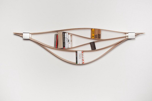 極具創(chuàng)意的趣味彈性書架-4