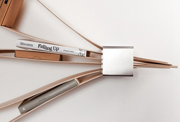 極具創(chuàng)意的趣味彈性書架-5