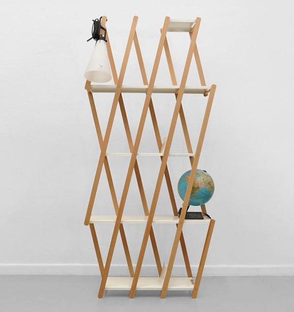 可伸縮彈性書架-2