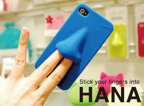 iPhone個(gè)性手機(jī)殼：Hana（鼻孔哥）