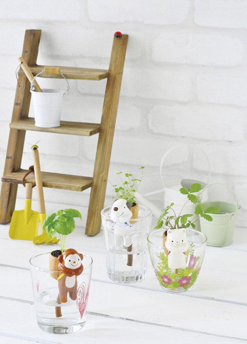 可愛卡通動物迷你吸水盆栽4 可愛卡通動物迷你吸水盆栽4