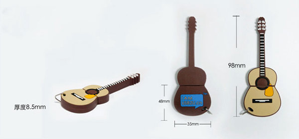 USB2U吉他造型云U盤 圖四