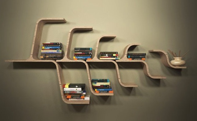 創(chuàng)意書架讓你的書找到歸宿 