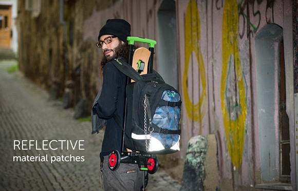 出行必備:滑板背包 圖四 出行必備:滑板背包 圖四