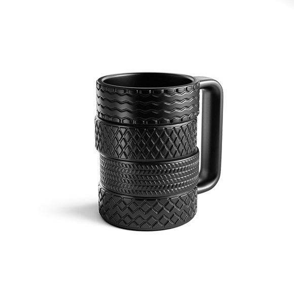 工業(yè)風(fēng)十足的輪胎杯子