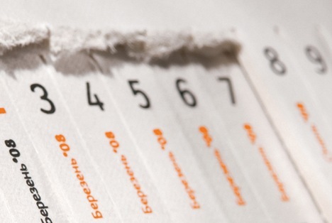 火柴日歷，燃燒的時間~