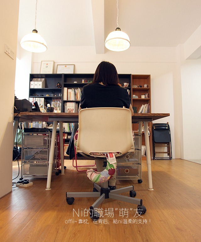 offii萌系卷尾萌貓形靠枕 圖二