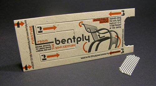 可變身成椅子的創(chuàng)意名片 圖四