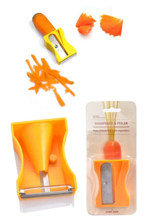 新奇卷筆刀造型胡蘿卜削皮器 圖五