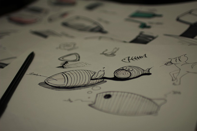 “魚(yú)骨形寵物房” 設(shè)計(jì)圖 “魚(yú)骨形寵物房” 設(shè)計(jì)圖