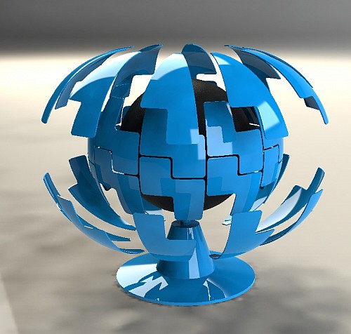 360度傳播的創(chuàng)意音箱設(shè)計