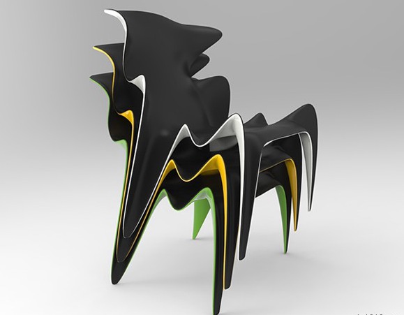 抽象概念創(chuàng)意塑料椅子(KLEO) 抽象概念創(chuàng)意塑料椅子(KLEO)