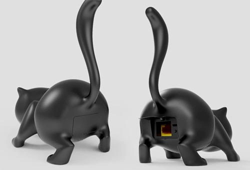 憨態(tài)十足的貓星人無線路由器 圖四