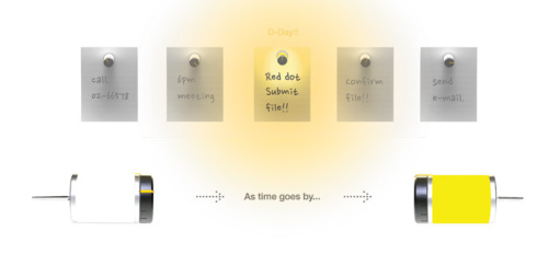 韓國可定時(shí)提醒圖釘 圖三