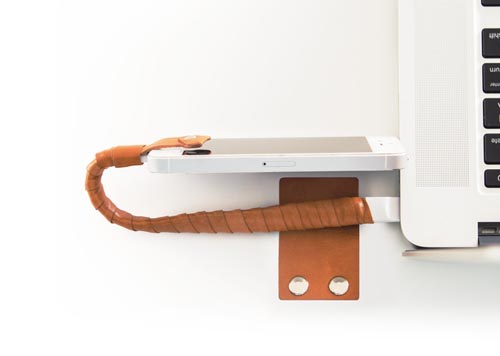 純手工打造皮革數(shù)據(jù)線手鐲