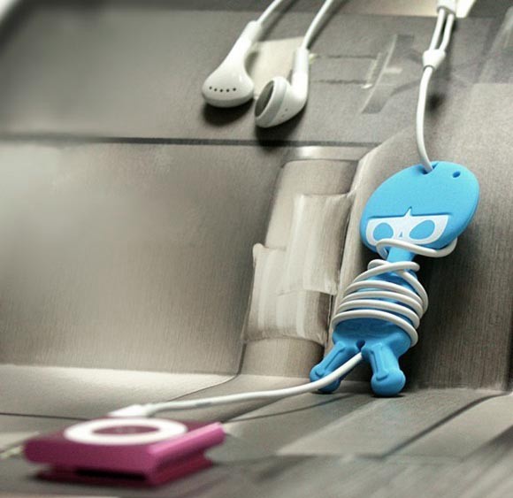 可愛娃娃耳機繞線器 圖四 可愛娃娃耳機繞線器 圖四