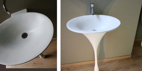 水滴形狀創(chuàng)意洗手盆 圖二