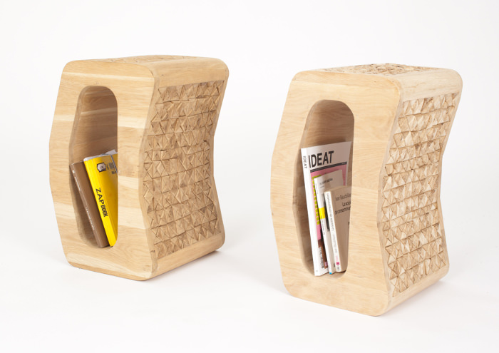 創(chuàng)意多功能實(shí)木座椅ASSISE BRIK