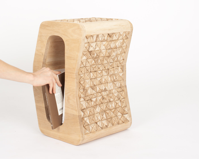 創(chuàng)意多功能實(shí)木座椅ASSISE BRIK