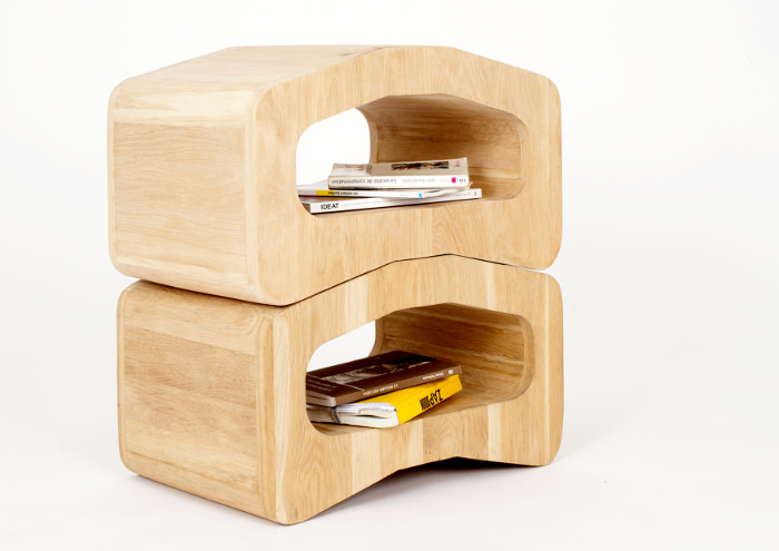 創(chuàng)意多功能實(shí)木座椅ASSISE BRIK