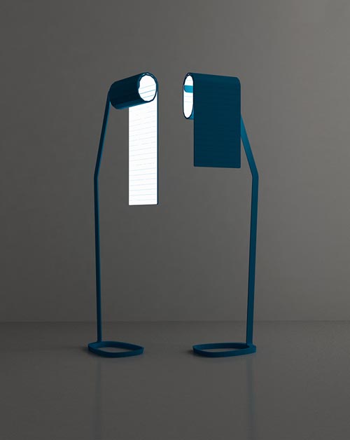 可隨意卷起的創(chuàng)意燈具(Recto Verso)