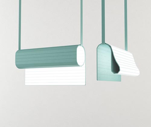 可隨意卷起的創(chuàng)意燈具(Recto Verso)