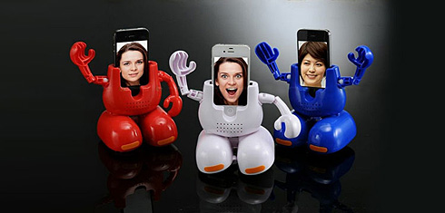 iPhone會跳舞的手機(jī)座(Dancing Face Stand)