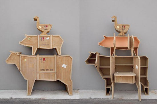 動物造型櫥柜家具設(shè)計