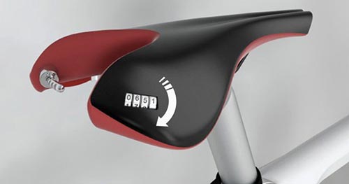能當(dāng)車鎖使用的自行車坐墊(Saddle Lock)