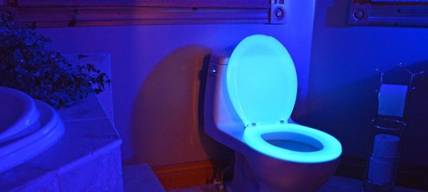 夜晚如廁不再摔倒:發(fā)光馬桶座圈(Night Glow Seats)