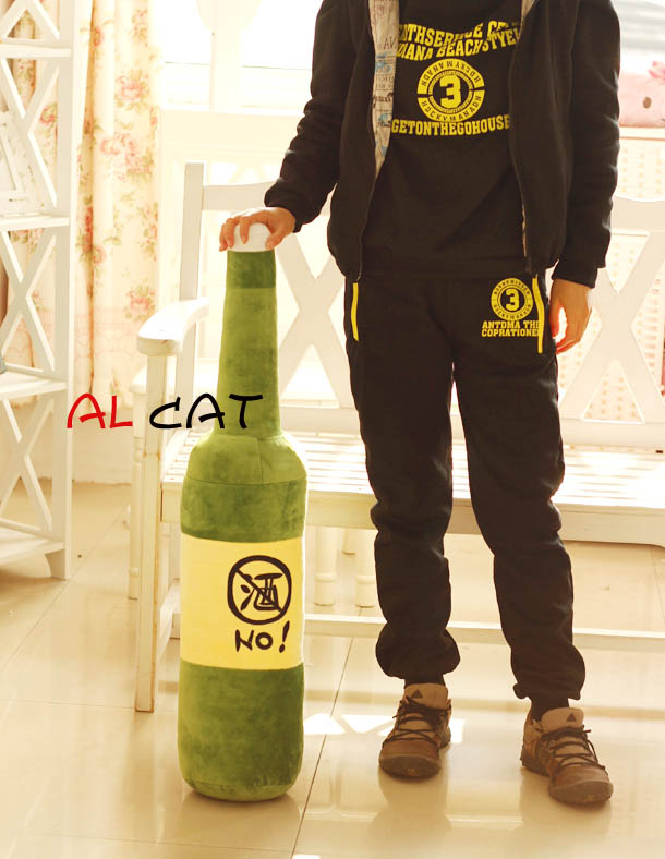 個(gè)性啤酒瓶抱枕