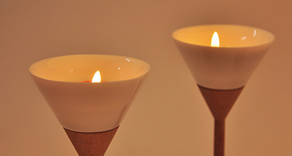 一杯燭光創(chuàng)意蠟燭臺(tái)