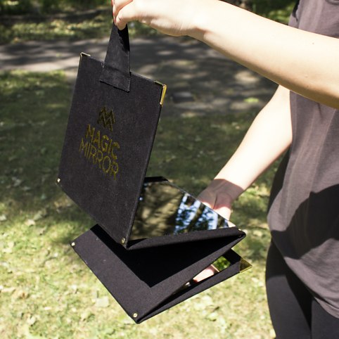 創(chuàng)意折疊長鏡子