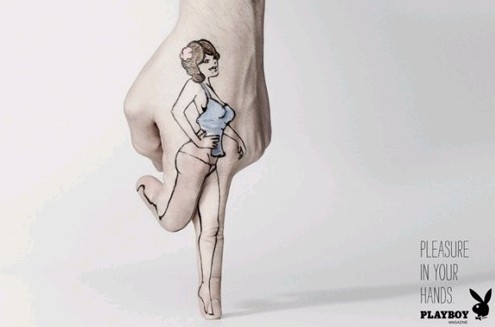 花花公子雜志廣告創(chuàng)意設(shè)計