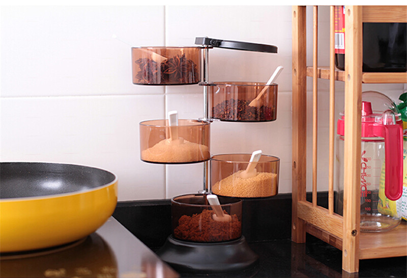 立式可旋轉(zhuǎn)陶瓷創(chuàng)意調(diào)味盒