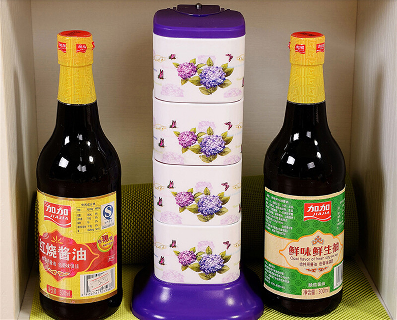 立式可旋轉(zhuǎn)陶瓷創(chuàng)意調(diào)味盒