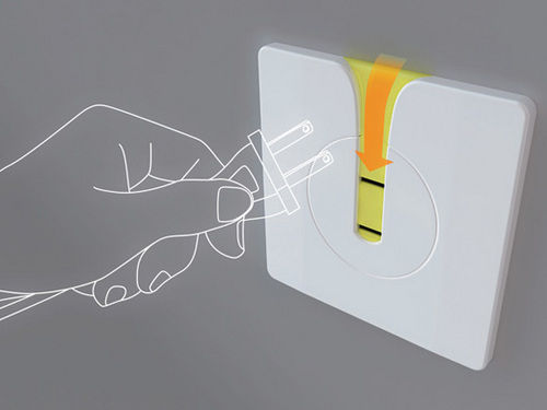 旋轉(zhuǎn)式開關的插座設計