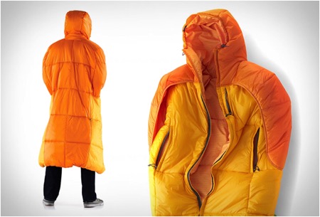 能當(dāng)羽絨服穿的創(chuàng)意睡袋