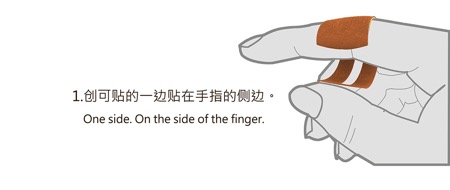 專(zhuān)為手指關(guān)節(jié)而設(shè)計(jì)的創(chuàng)可貼