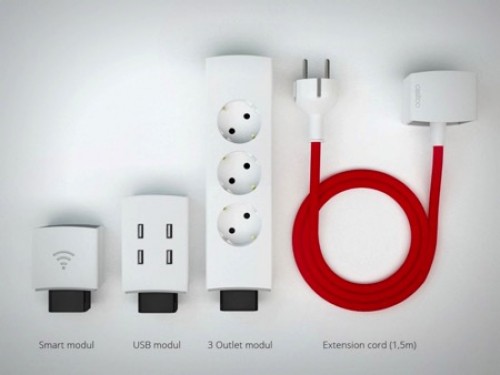 模塊化組合創(chuàng)意插座(Casitoo Powerstrip)
