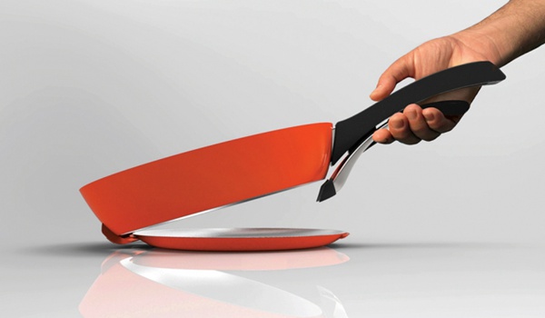 可分離式雙層平底鍋設(shè)計(jì)