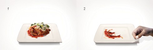 不用清洗的創(chuàng)意盤子（Plate-Oh）